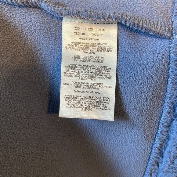 Columbia PFG Fuzzy Blue Full Zip Jacket Size Small - Picture 4 of 8